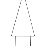 DBKD - Växtstöd Garden Stick Tree Small - Svart