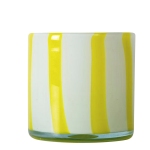 Byon - Ljusstake/ljuslykta Calore Curve XS - Gul