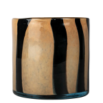 Byon - Ljusstake/ljuslykta Calore Curve M - Svart