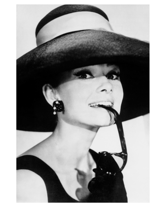 Malerifabrikken - Poster Audrey Hepburn 2 - Svart - 70X100
