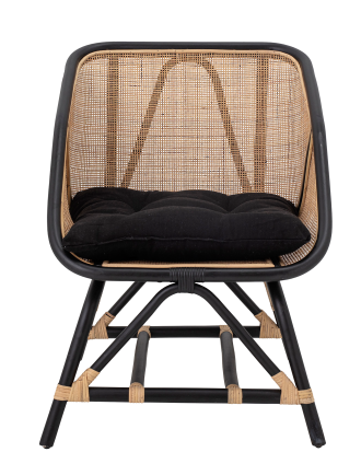 Bloomingville - Loungefåtölj Loue - Svart