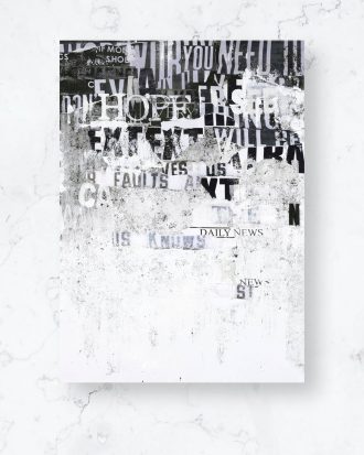 Malerifabrikken - Poster / Hope / Plano - Vit - 70X100