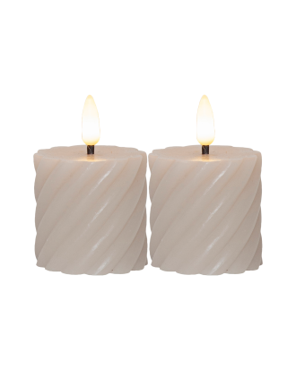 Star Trading - Blockljus Flamme Swirl LED 7