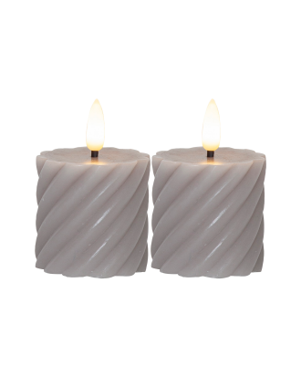 Star Trading - Blockljus Flamme Swirl LED 7