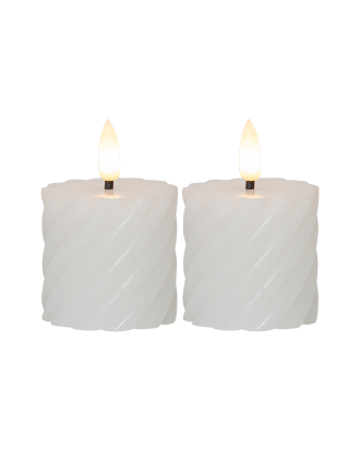 Star Trading - Blockljus Flamme Swirl LED 7