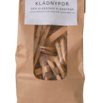 Gröna Gredelina - Klädnypor trä 30st - Natur