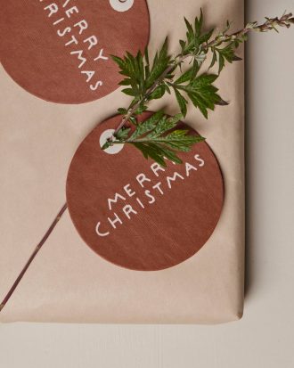 Ellos - Presentetiketter 10-pack - Röd