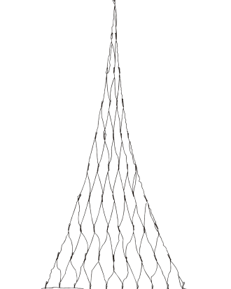 Star Trading - Ljusnät Triangle Net - Svart