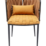 KARE Design - Karmstol med sittdyna Cheerio - Gul