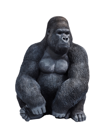 KARE Design - Dekoration Monkey Gorilla - Svart