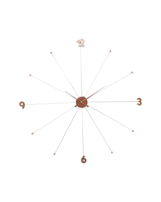 KARE Design - Väggklocka Paraply - Brons