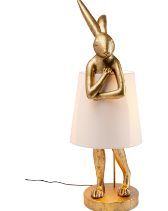 KARE Design - Bordslampa Kanin - Guld