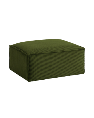 Kave Home - Fotpall Blok - Grön