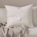 Ellos - Kuddfodral Nora i sammet - Vit - 60X60