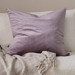 Ellos - Kuddfodral Nora i sammet - Lila - 60X60