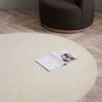 Ellos - Ullmatta Bergamo Round - Vit - 160