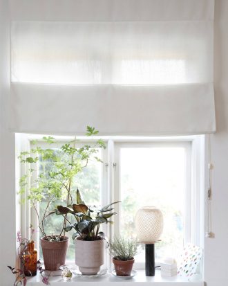 Mimou - Hissgardin Studio 220 cm hög - Vit - 90