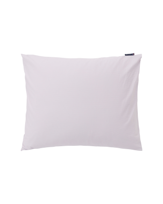 Lexington - Örngott Striped Cotton Poplin Pillowcase - Lila - 65X65