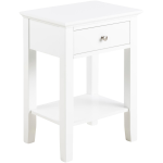 NORDFORM - Sängbord Linn - Vit