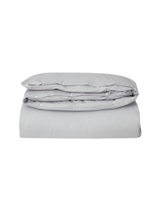 Lexington - Påslakan Hotel Cotton Sateen Duvet Cover - Grå - 220X220
