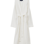 Lexington - Morgonrock Aubrey Cotton Waffle Robe - Vit - 46