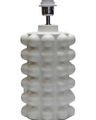 Hallbergs - Lampfot Bubbels M - Vit