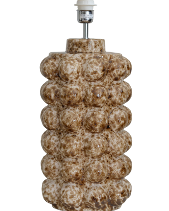 Hallbergs - Lampfot Bubbels L - Brun