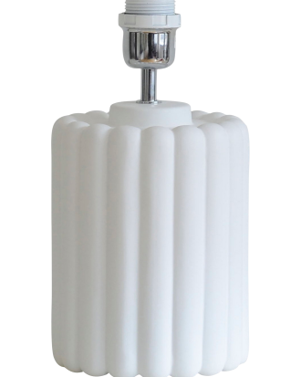 Hallbergs - Lampfot Odessa 29 cm - Vit