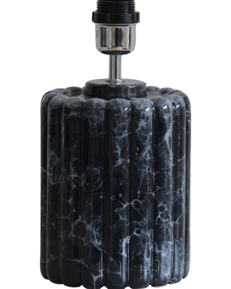 Hallbergs - Lampfot Odessa 29 cm - Svart