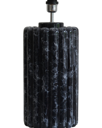 Hallbergs - Lampfot Odessa 49 cm - Svart