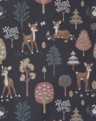 Majvillan - Tapetprov Golden woods Deep grey - Grå