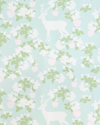 Majvillan - Tapetprov Apple Garden Turkos - Blå