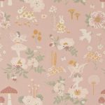 Majvillan - Tapetprov Old garden Dusty rose - Rosa