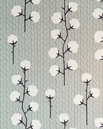 Majvillan - Tapetprov Sweet Cotton Grå - Grå