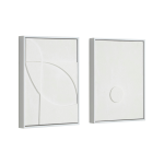 Kave Home - Tavlor Brunella, set om 2 - Vit