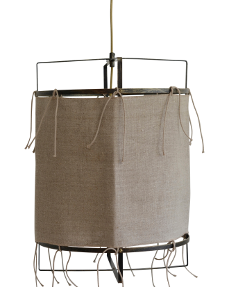 Hallbergs - Malibu Lampskärm 50cm - Beige