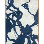 Malerifabrikken - Originalmålning Blueplay, med ram - Blå - 90X120