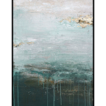 Malerifabrikken - Originalmålning Gradient Grace , med ram - Blå - 90X120