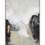 Malerifabrikken - Originalmålning White Noir, med ram - Vit - 90X120