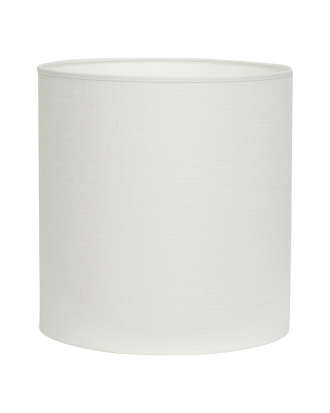 Hallbergs - Lampskärm Carolin Cylinder 32cm - Vit