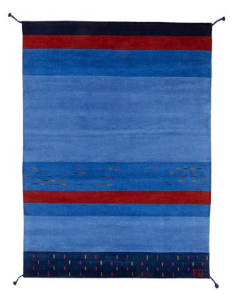 Bargi - Ullmatta Home Sahara Blue 177x238 cm - Blå - 180X240