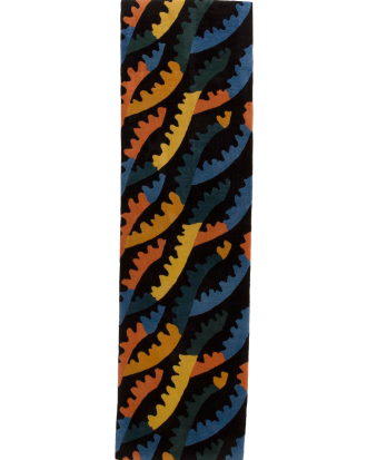 Bargi - Ullmatta Namche Black 82x291 cm - Grå - 80X300