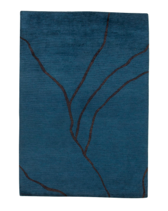 Bargi - Ullmatta Namche Blue 139x199 cm - Blå - 140X200