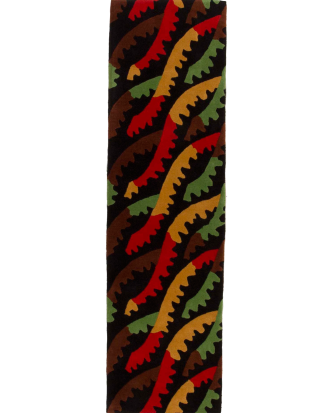 Bargi - Ullmatta Namche Black 82x291 cm - Grå - 80X300