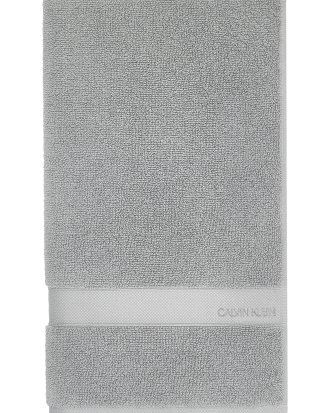 Calvin Klein Home - Handduk Tracy Zero Twist 50x100 - Grå - 50X100