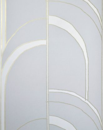 Mimou - Tapetprov Arches Grå/guld - Multi