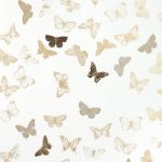 Mimou - Tapetprov Butterfly Vit/metallic - Multi