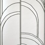 Mimou - Tapetprov Arches Svart - Svart