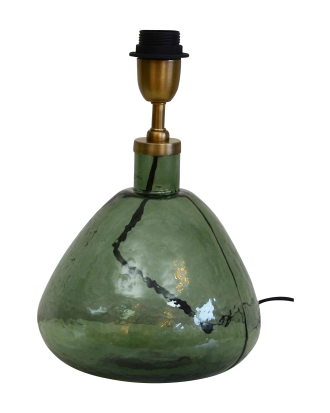 Hallbergs - Lampfot Murano - Grön