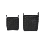 Holmen - Korgar Margrete, set om 2 - Svart